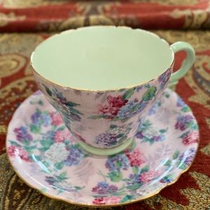 Beautiful vintage Shelley demitasse cup and saucer